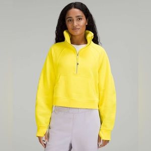 Lululemon Yellow Scuba Hoodie